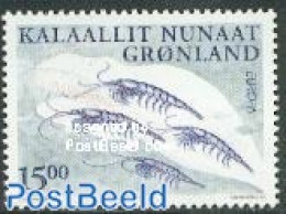 Greenland 2001 Europa, Water 1v, Mint NH, History - Nature - Europa (cept) - Fish - Water, Dams & Falls - Neufs