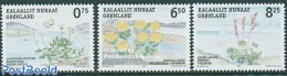 Greenland 2005 Eatable Plants 3v, Mint NH, Nature - Flowers & Plants - Unused Stamps