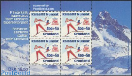 Greenland 1994 Olympic Winter Games Lillehammer S/s, Mint NH, Sport - Olympic Winter Games - Skiing - Nuevos