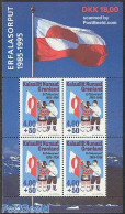 Greenland 1995 National Flag Anniversary S/s, Mint NH, History - Flags - Nuovi