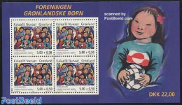 Greenland 2004 Children S/s, Mint NH, Nature - Dogs - Unused Stamps