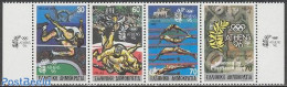 Greece 1989 Olympic Games 1996 4v [:::], Mint NH, Sport - Athletics - Olympic Games - Swimming - Ongebruikt