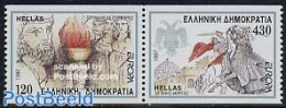 Greece 1997 Europa, Legends 2v [:] From Booklet, Mint NH, History - Europa (cept) - Nuevos