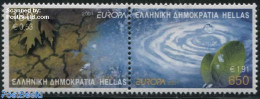 Greece 2001 Europa, Water 2v [:], Mint NH, History - Nature - Europa (cept) - Water, Dams & Falls - Nuovi