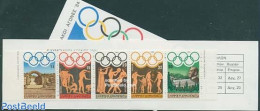 Greece 1984 Olympic Games Booklet, Mint NH, Sport - Olympic Games - Stamp Booklets - Unused Stamps