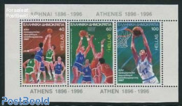 Greece 1987 European Basketball Games S/s, Mint NH, History - Sport - Europa Hang-on Issues - Basketball - Sport (othe.. - Nuovi