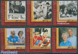 Guernsey 1997 Royal Golden Wedding 6v, Mint NH, History - Nature - Kings & Queens (Royalty) - Horses - Familles Royales