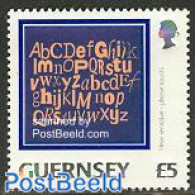 Guernsey 2003 Letters On Stamps 1v (heat Sensitive), Mint NH, Various - Holograms - Hologramme