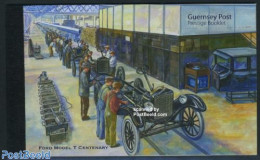 Guernsey 2008 100 Years Ford T Prestige Booklet, Mint NH, Transport - Stamp Booklets - Automobiles - Ohne Zuordnung