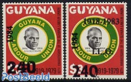 Guyana 1984 H.N. Critchlow 2v, Mint NH - Guyane (1966-...)