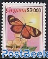 Guyana 2003 Small Lace Wing 1v, Mint NH, Nature - Butterflies - Guiana (1966-...)