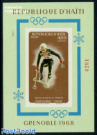 Haiti 1968 Winter Olympic Winners S/s Imperforated, Mint NH, Sport - Olympic Winter Games - Skiing - Skiing