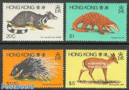 Hong Kong 1982 Mammals 4v, Mint NH, Nature - Animals (others & Mixed) - Deer - Nuovi