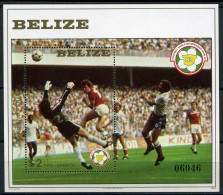 Belize Block 56 Postfrisch Fußball #GB706 - Belice (1973-...)