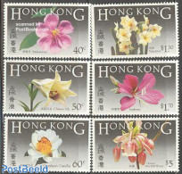 Hong Kong 1985 Flowers 6v, Mint NH, Nature - Flowers & Plants - Nuovi