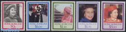 Hong Kong 1986 Queen Birthday 5v, Mint NH, History - Kings & Queens (Royalty) - Nuovi