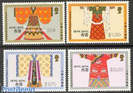 Hong Kong 1987 Costumes 4v, Mint NH, Various - Costumes - Unused Stamps