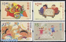 Hong Kong 2004 Children Games 4v, Mint NH, Various - Toys & Children's Games - Ungebraucht