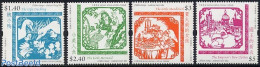 Hong Kong 2005 H.C. Andersen 4v, Mint NH, Health - Nature - Food & Drink - Birds - Poultry - Art - Fairytales - Unused Stamps