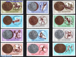 Hungary 1965 Olympic Winners 12v, Mint NH, Nature - Sport - Horses - Athletics - Fencing - Football - Gymnastics - Kay.. - Unused Stamps