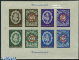 Hungary 1960 Lace, FIP Congress S/s Imperforated, Mint NH, Various - Philately - Textiles - Neufs