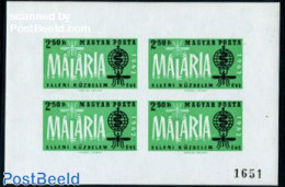 Hungary 1962 Anti Malaria S/s Imperforated, Mint NH, Health - Nature - Health - Insects - Ungebraucht