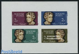 Hungary 1964 E. Roosevelt S/s Imperforated, Mint NH, History - Women - Neufs