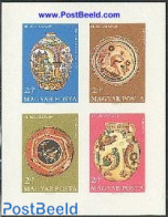 Hungary 1968 Stamp Day S/s Imperforated, Mint NH, Stamp Day - Art & Antique Objects - Ceramics - Unused Stamps