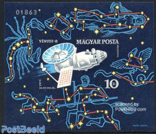 Hungary 1973 Venus 8 S/s Imperforated, Mint NH, Transport - Space Exploration - Nuevos