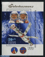 Hungary 1980 Intercosmos S/s, Mint NH, Transport - Space Exploration - Ungebraucht