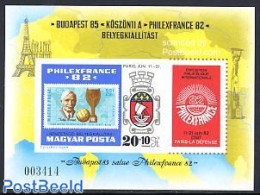Hungary 1982 Philexfrance S/s Imperforated, Mint NH, Philately - Stamps On Stamps - Nuevos