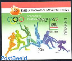 Hungary 1985 Olympic Committee S/s Imperforated, Mint NH, Sport - Olympic Games - Neufs