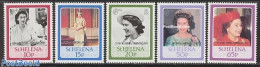 Saint Helena 1987 40th Wedding Anniversary 5v, Mint NH, History - Kings & Queens (Royalty) - Familles Royales