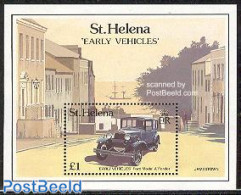 Saint Helena 1989 Automobiles, Ford Model A S/s, Mint NH, Transport - Automobiles - Coches