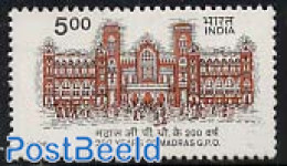 India 1986 Madras Post Office 1v, Mint NH, Post - Unused Stamps
