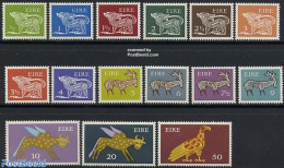 Ireland 1971 Definitives 15v, Mint NH, Nature - Birds - Deer - Unused Stamps