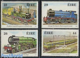 Ireland 1984 Railways 4v, Mint NH, Transport - Railways - Unused Stamps