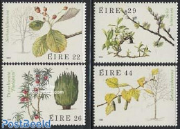Ireland 1984 Trees 4v, Mint NH, Nature - Trees & Forests - Unused Stamps