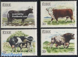 Ireland 1987 Rinders 4v, Mint NH, Nature - Animals (others & Mixed) - Cattle - Ongebruikt