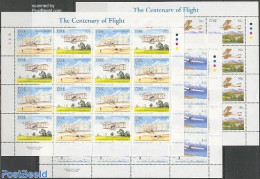 Ireland 2003 Aviation 3 Sheets, Mint NH, Transport - Aircraft & Aviation - Unused Stamps