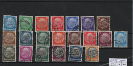 Deutsches Reich  Michel Kat.Nr Gest 467/473 + 482/495 - Used Stamps