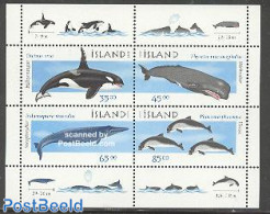 Iceland 1999 Whales S/s, Mint NH, Nature - Sea Mammals - Ongebruikt