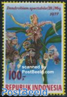 Indonesia 1977 Orchid 1v (from S/s), Mint NH, Nature - Flowers & Plants - Orchids - Indonesien
