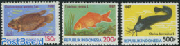 Indonesia 1987 Fish 3v, Mint NH, Nature - Fish - Vissen