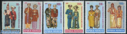 Indonesia 1989 Costumes 6v, Mint NH, Various - Costumes - Kostums