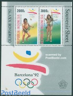 Indonesia 1992 Olympic Games S/s, Mint NH, Sport - Badminton - Olympic Games - Shooting Sports - Badminton