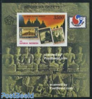Indonesia 1994 Philakorea S/s, Mint NH, Stamps On Stamps - Postzegels Op Postzegels