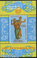 Indonesia 1970 Tourism S/s, Mint NH, Performance Art - Various - Dance & Ballet - Tourism - Baile