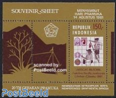 Indonesia 1981 National Jamboree S/s, Mint NH, Sport - Scouting - Indonesia