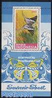 Indonesia 1988 Butterflies S/s, Mint NH, Nature - Butterflies - Indonesia